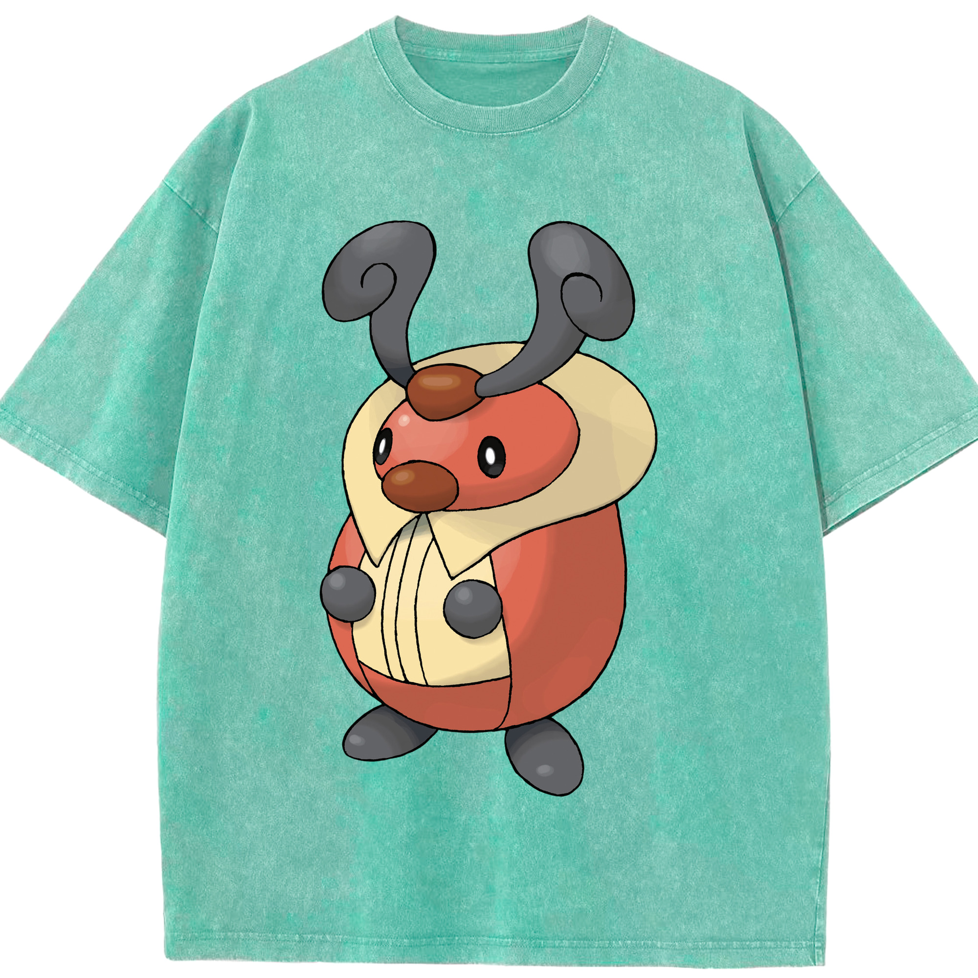 （画像用） ポケットモンスター Pokémon 綿100% ヴィンテージ風 半袖Tシャツ（フロントプリント）